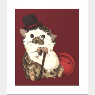 Mr. Darcy, Gentleman Hedgehog Posters and Art